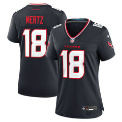 Graham Mertz  Women's Team Game Jersey - Houston Texans Jerseys