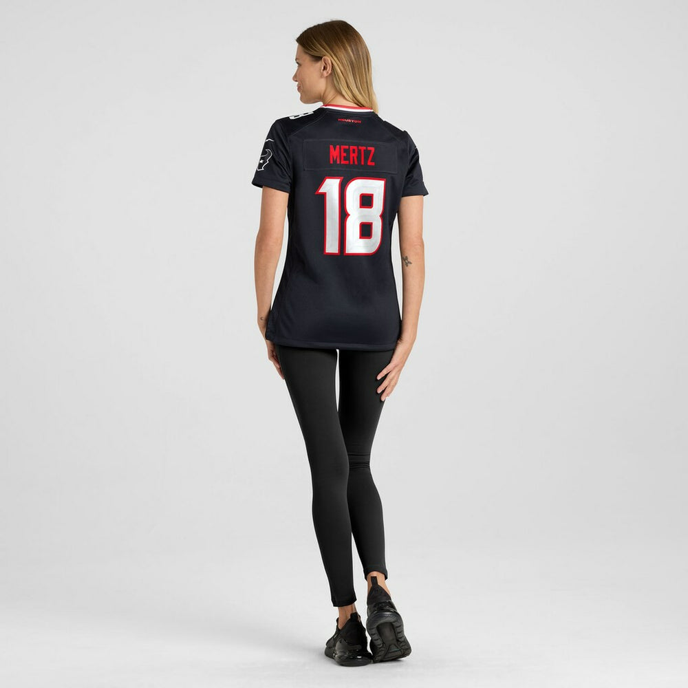 Graham Mertz  Women's Team Game Jersey - Houston Texans Jerseys