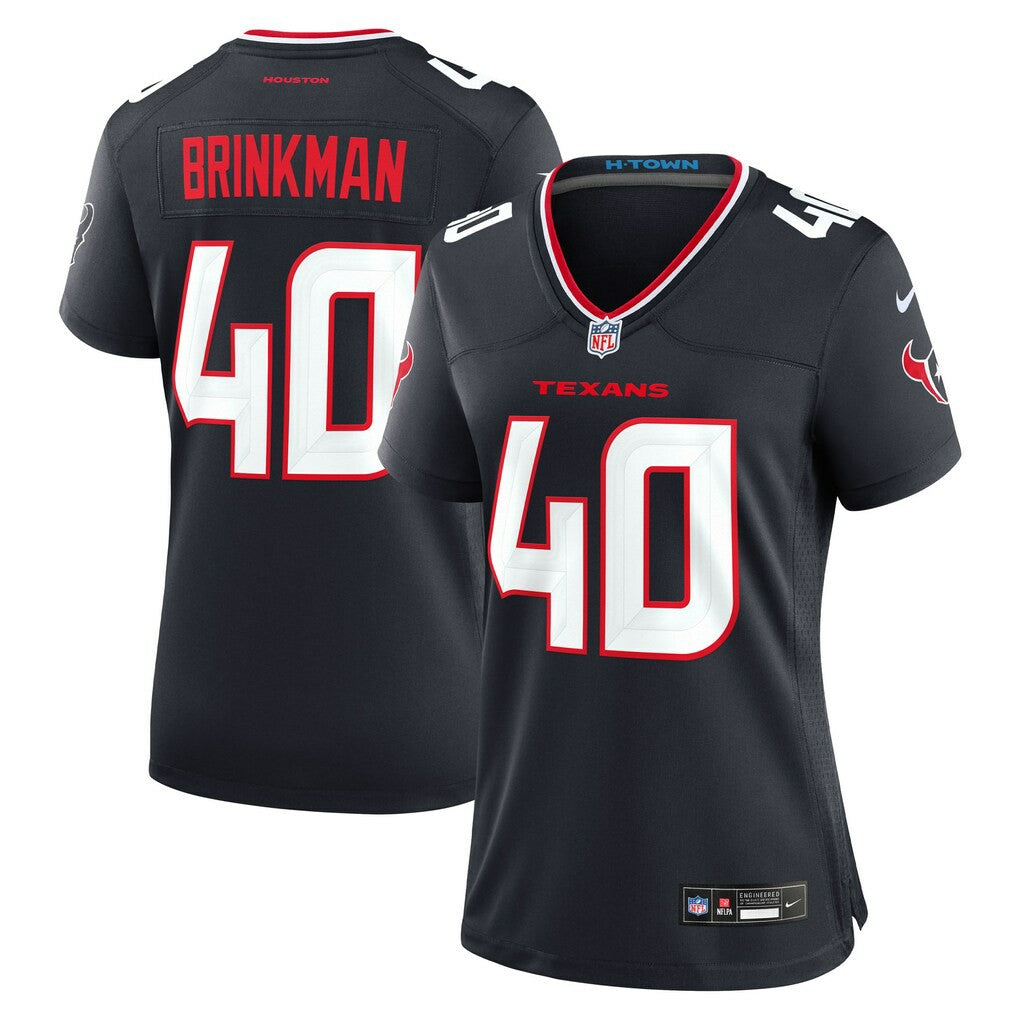 Austin Brinkman  Women's Team Game Jersey - Houston Texans Jerseys