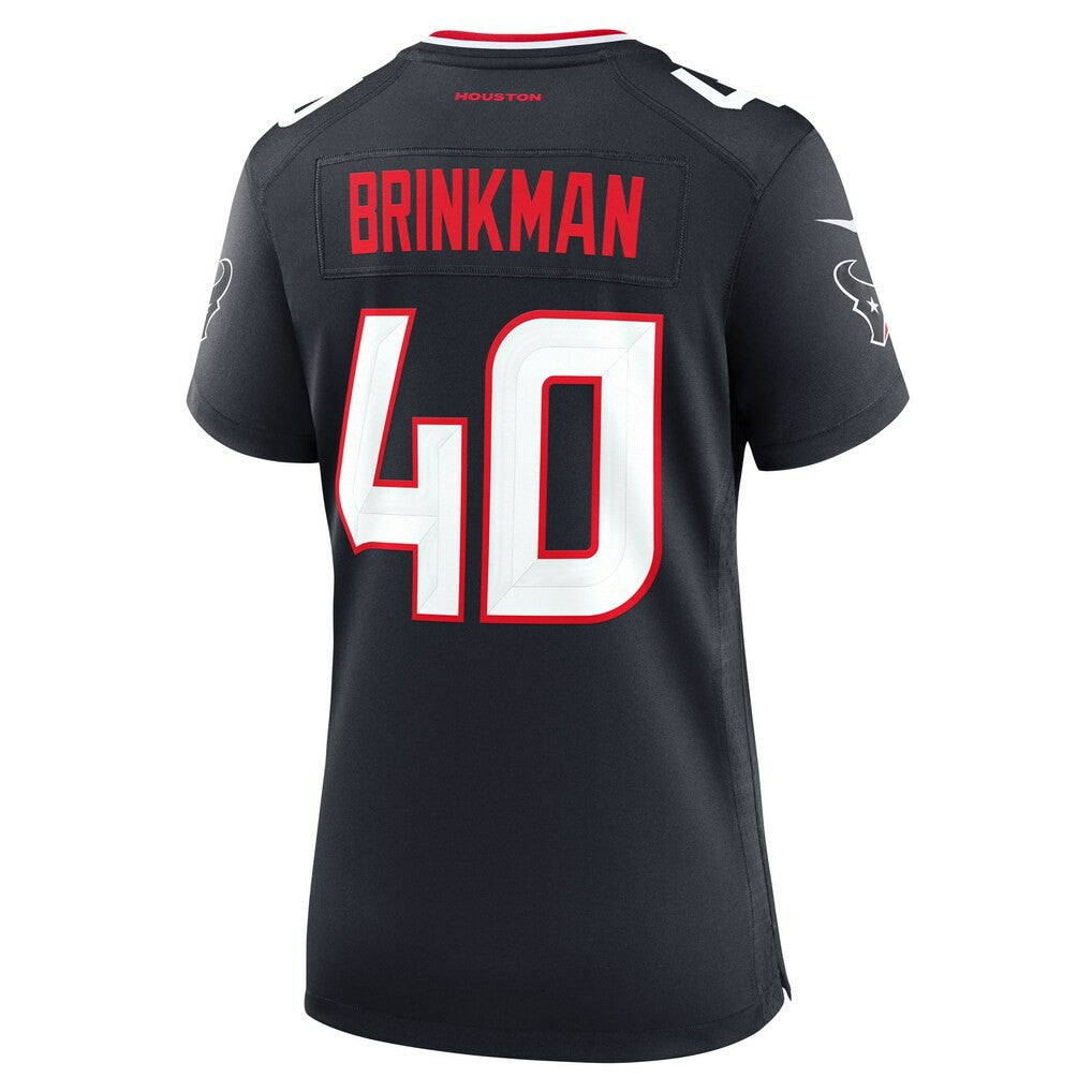 Austin Brinkman  Women's Team Game Jersey - Houston Texans Jerseys