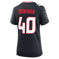 Austin Brinkman  Women's Team Game Jersey - Houston Texans Jerseys