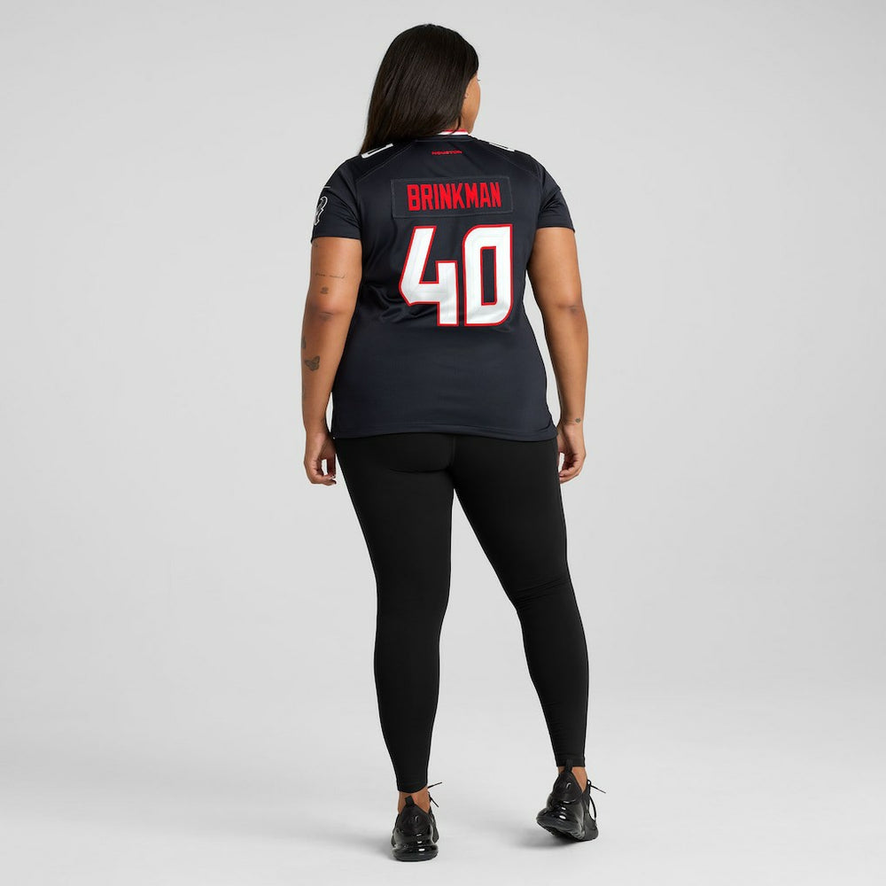 Austin Brinkman  Women's Team Game Jersey - Houston Texans Jerseys