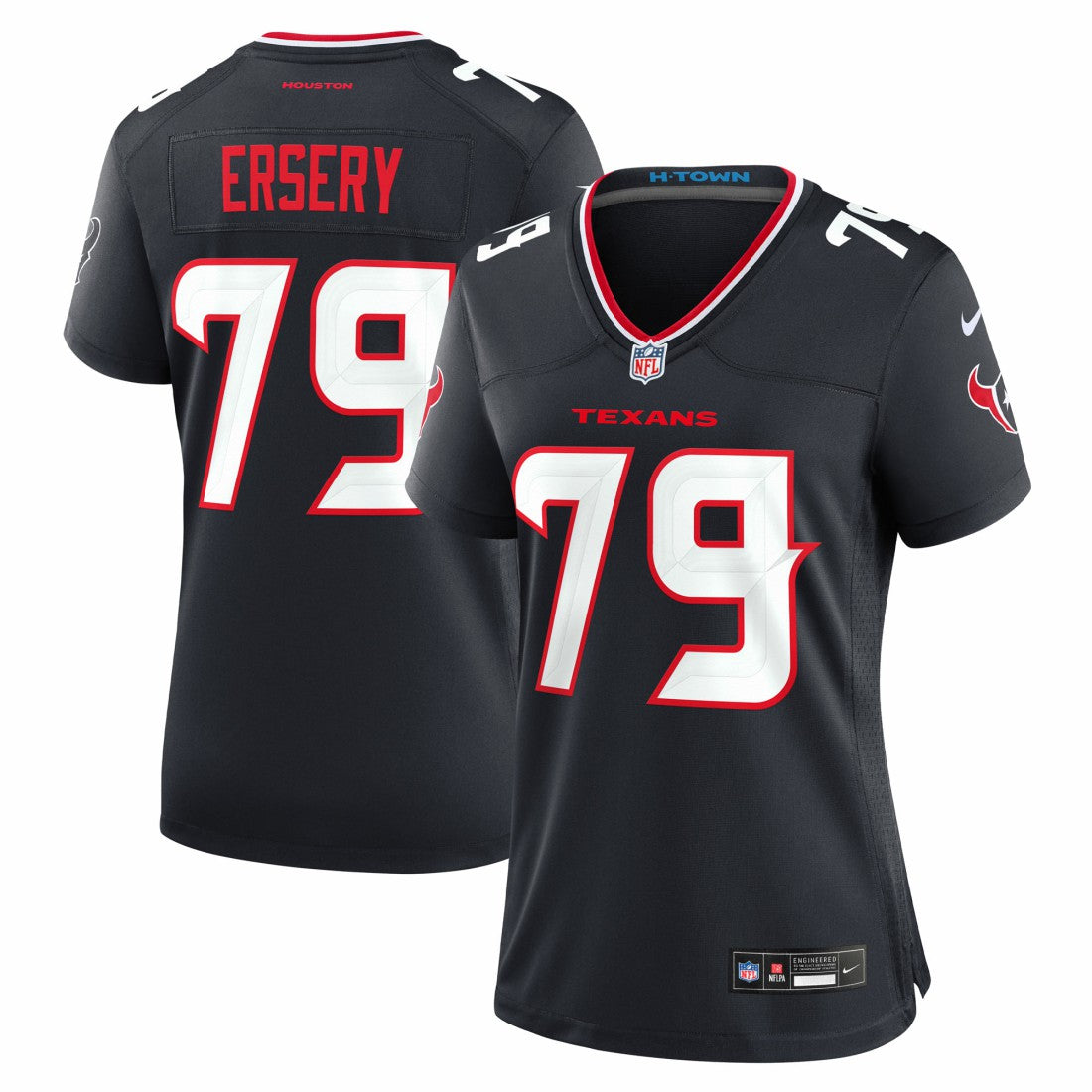 Aireontae Ersery  Women's Team Game Jersey - Houston Texans Jerseys