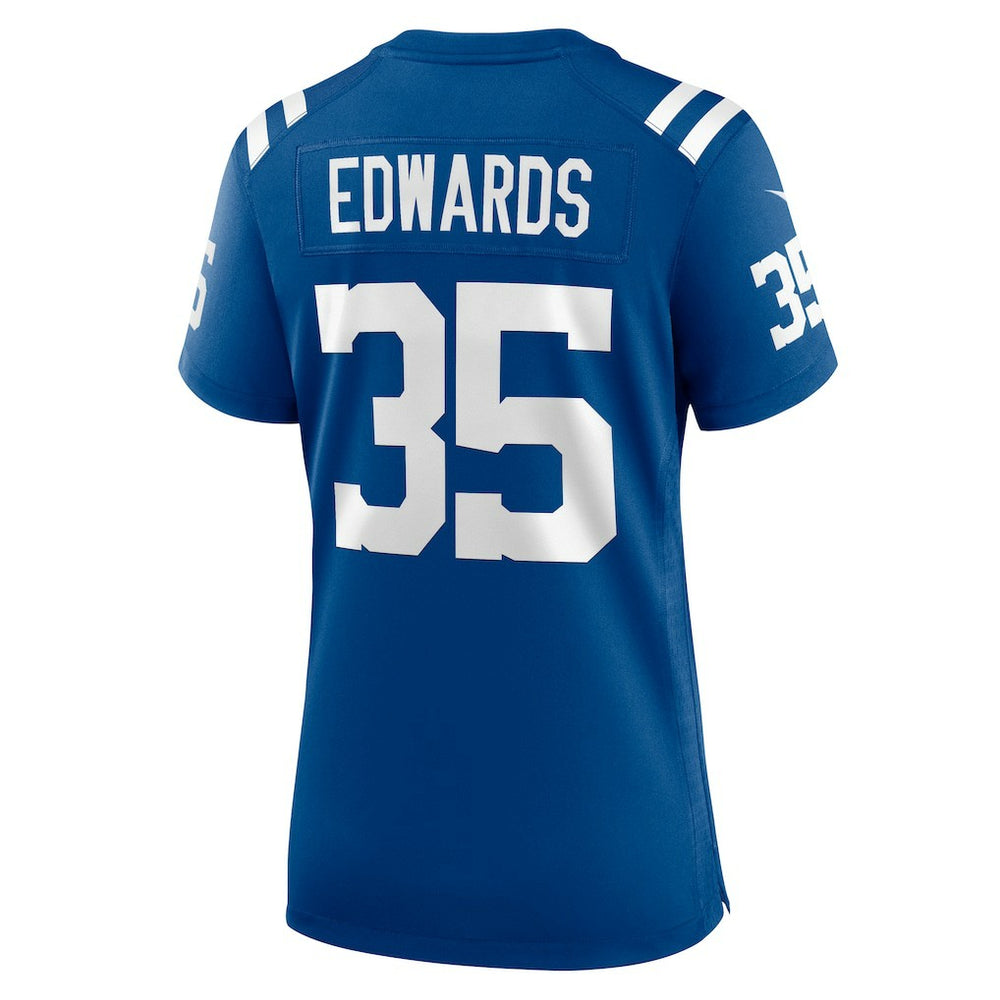 Johnathan Edwards  Women's Team Game Jersey - Indianapolis Colts Jerseys