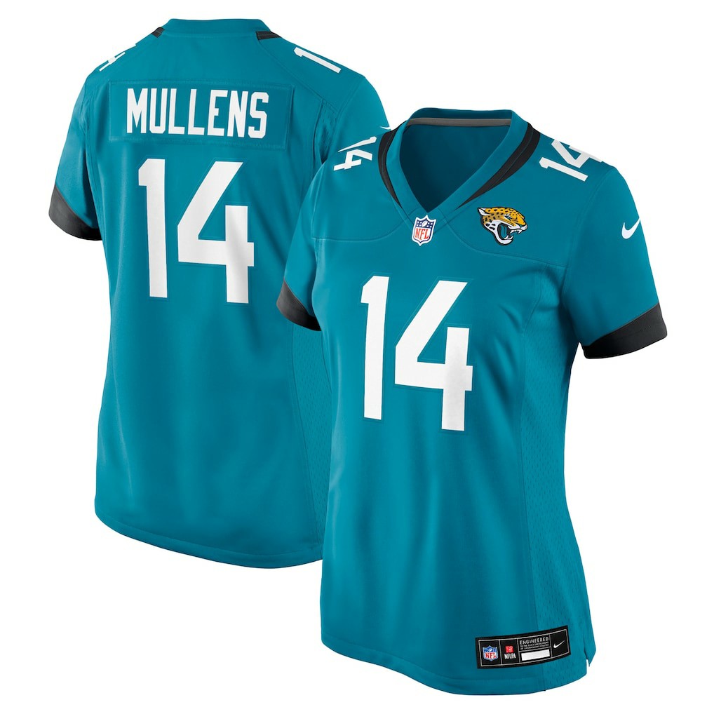 Nick Mullens  Women's Team Game Jersey - Jacksonville Jaguars Jerseys