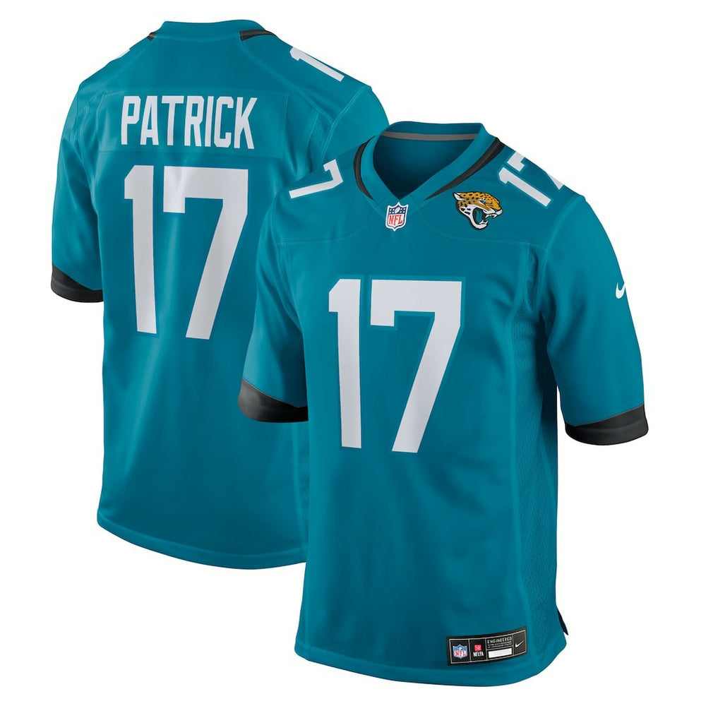 Tim Patrick  Team Game Jersey - Jacksonville Jaguars Jerseys