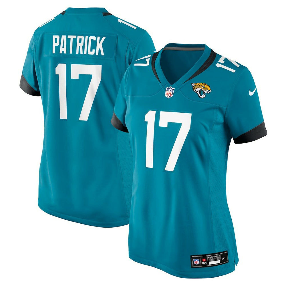 Tim Patrick  Women's Team Game Jersey - Jacksonville Jaguars Jerseys