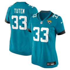 Bhayshul Tuten  Women's Team Game Jersey - Jacksonville Jaguars Jerseys