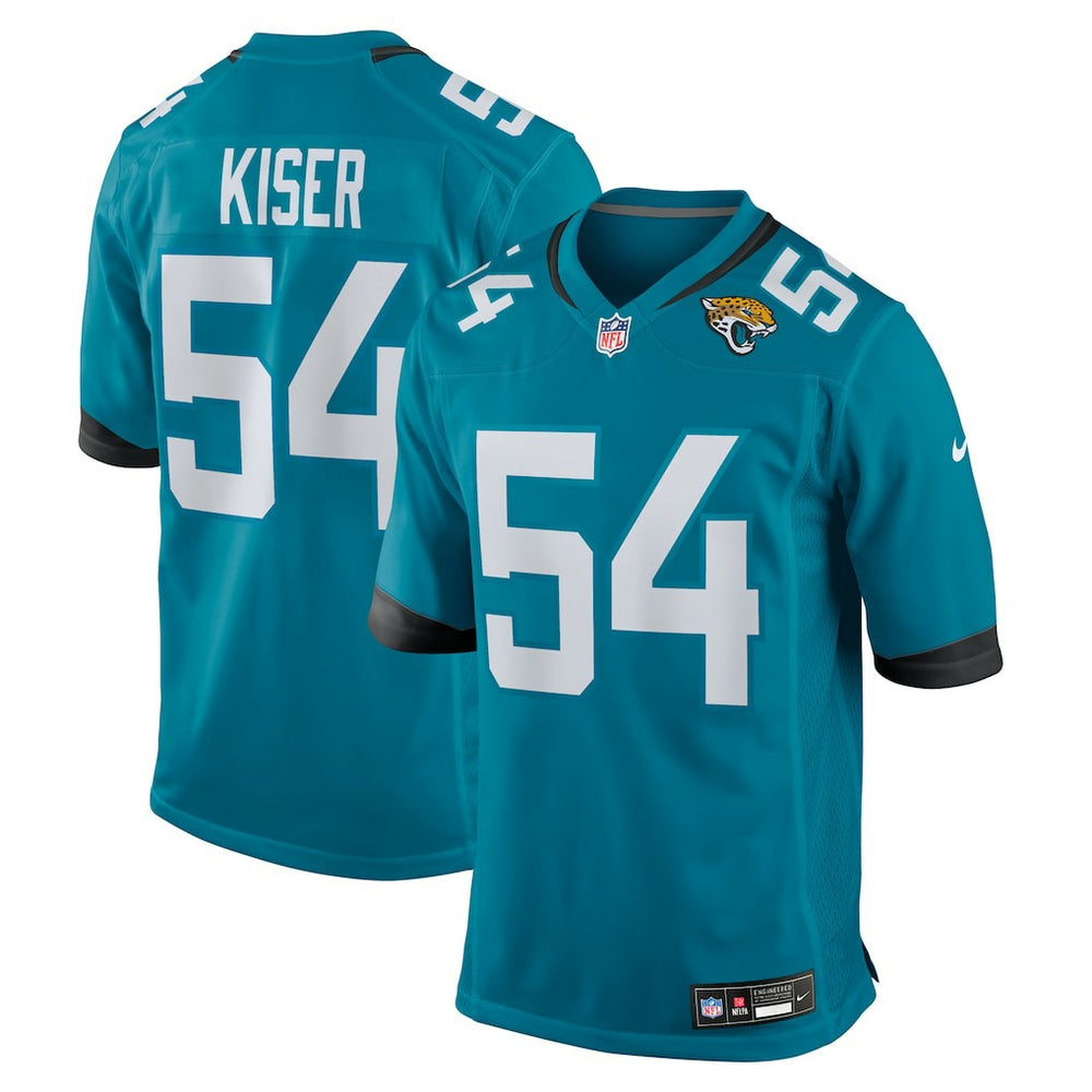 Jack Kiser  Team Game Jersey - Jacksonville Jaguars Jerseys