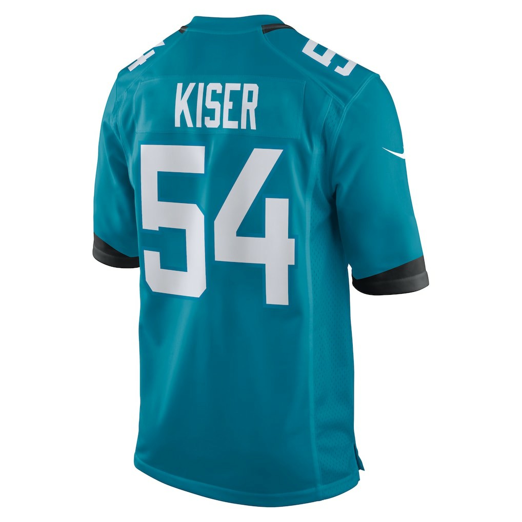Jack Kiser  Team Game Jersey - Jacksonville Jaguars Jerseys