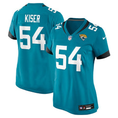 Jack Kiser  Women's Team Game Jersey - Jacksonville Jaguars Jerseys