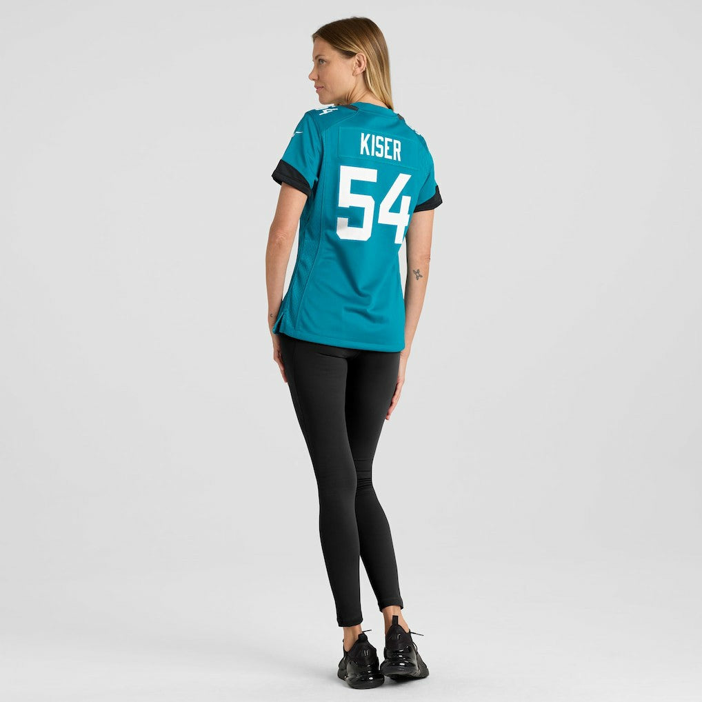 Jack Kiser  Women's Team Game Jersey - Jacksonville Jaguars Jerseys
