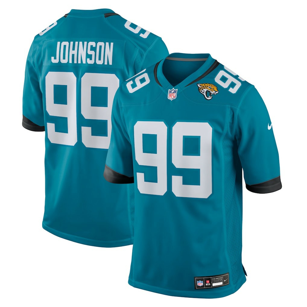 Austin Johnson  Team Game Jersey - Jacksonville Jaguars Jerseys