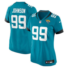 Austin Johnson  Women's Team Game Jersey - Jacksonville Jaguars Jerseys