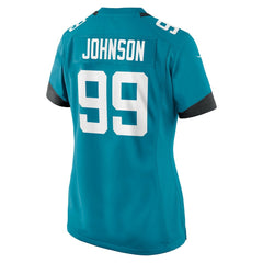Austin Johnson  Women's Team Game Jersey - Jacksonville Jaguars Jerseys