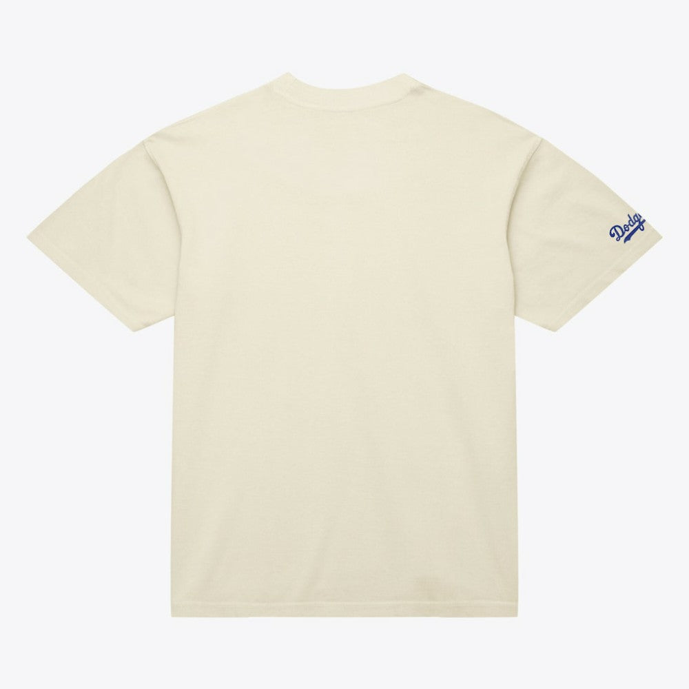 Cream Fernando Valenzuela Los Angeles Dodgers Mitchell & Ness Cooperstown Collection Throwback Name & Number T-Shirt