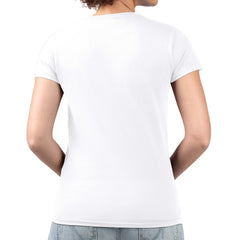 White Kansas City Royals G-III 4Her by Carl Banks Women's Metallic Drop Lightweight V-Neck T-Shirt