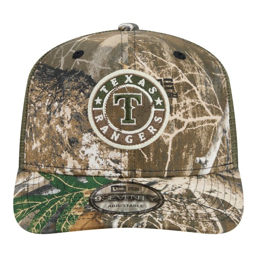 Camo Texas Rangers New Era Realtree 9SEVENTY Adjustable Hat