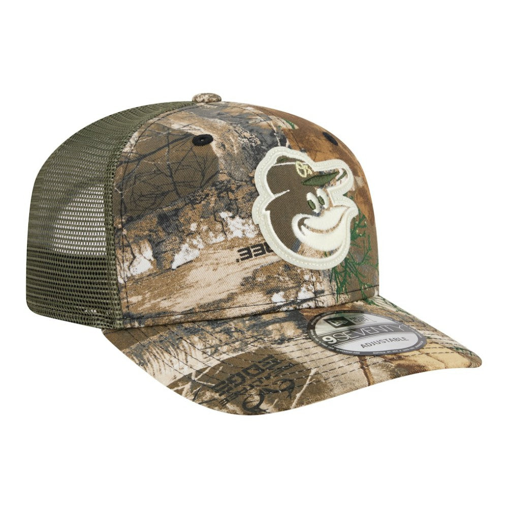 Camo Baltimore Orioles New Era Realtree 9SEVENTY Adjustable Hat
