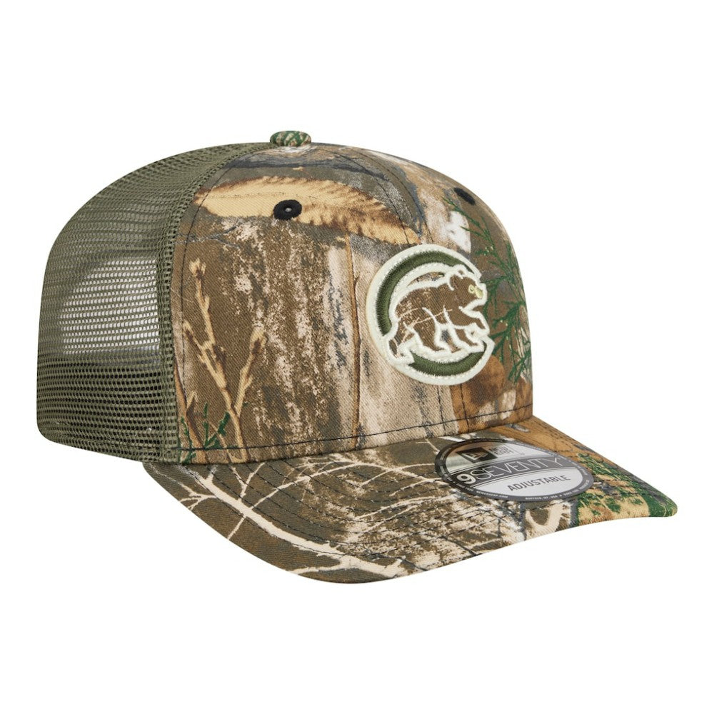Camo Chicago Cubs New Era Realtree 9SEVENTY Adjustable Hat