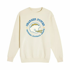 The Wild Collective Unisex Charger Power Fleece Sweatshirt - Los Angeles Chargers Sweatshirts
