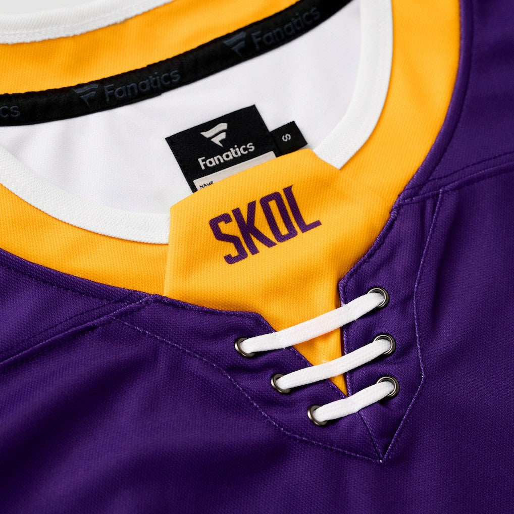 Justin Jefferson  Hockey Jersey - Minnesota Vikings Jerseys