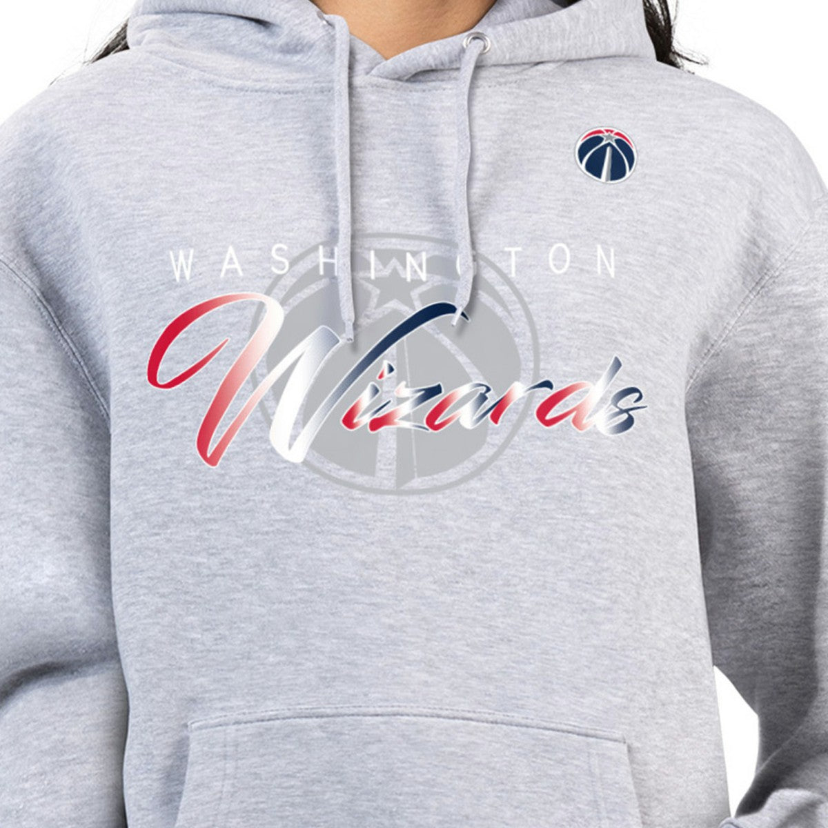 Washington Wizards G-III 4Her by Carl Banks Women's Shadow Logo Tri-Blend Fleece Hoodie