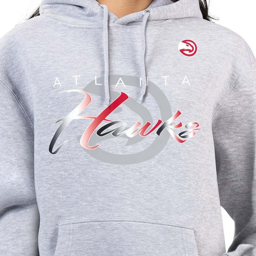 Atlanta Hawks G-III 4Her by Carl Banks Women's Shadow Logo Tri-Blend Fleece Hoodie