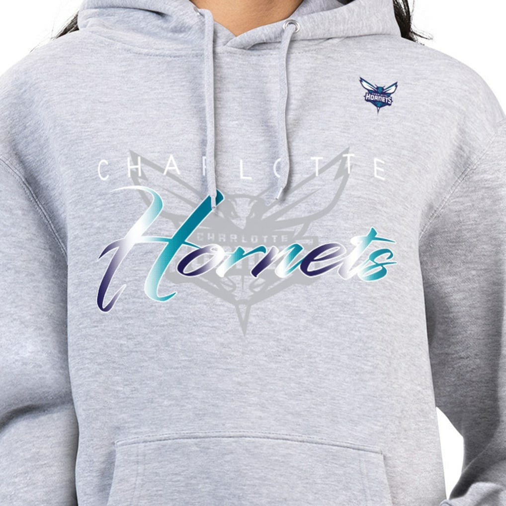 Charlotte Hornets G-III 4Her by Carl Banks Women's Shadow Logo Tri-Blend Fleece Hoodie