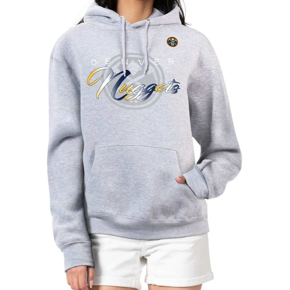 Denver Nuggets G-III 4Her by Carl Banks Women's Shadow Logo Tri-Blend Fleece Hoodie sale