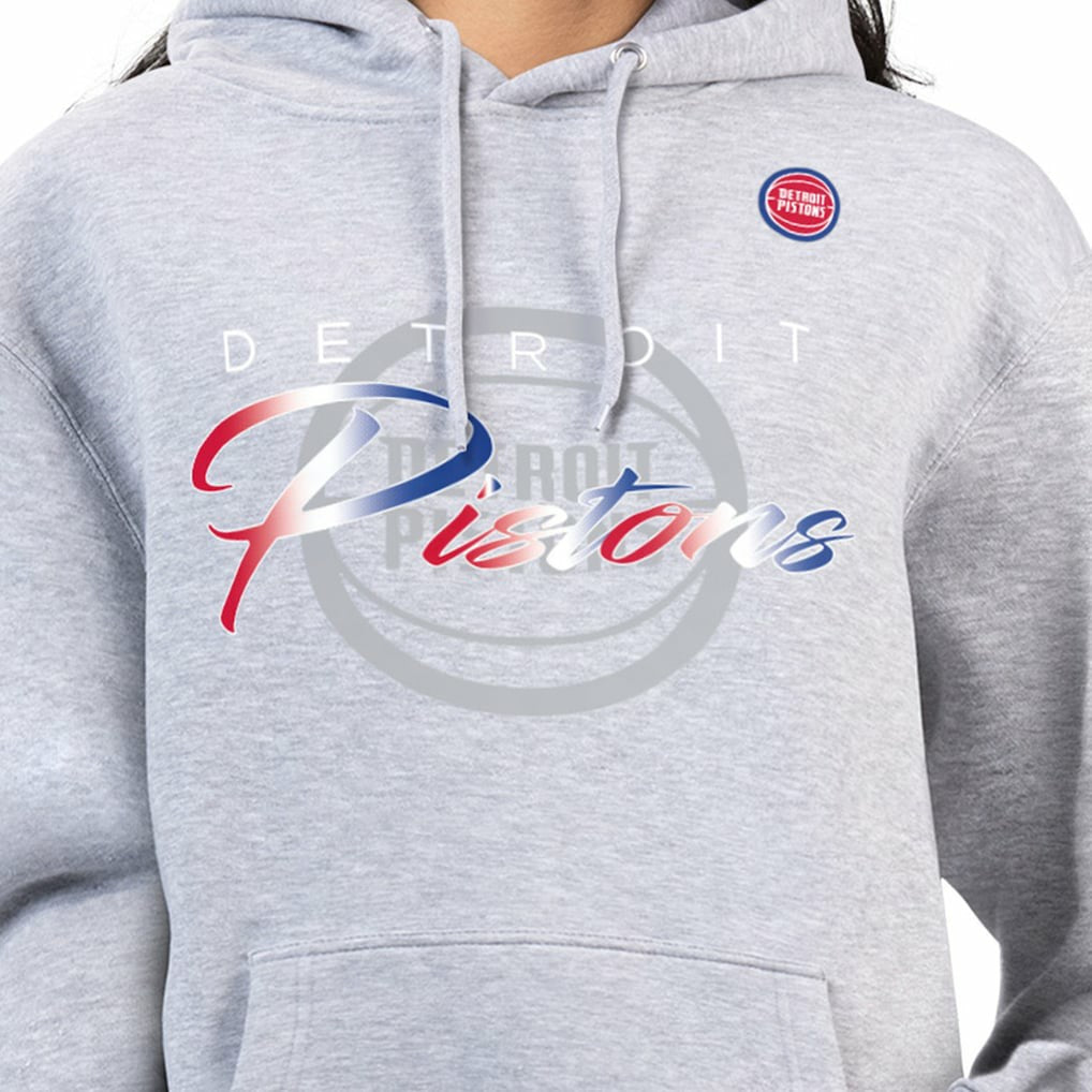 Detroit Pistons G-III 4Her by Carl Banks Women's Shadow Logo Tri-Blend Fleece Hoodie sale