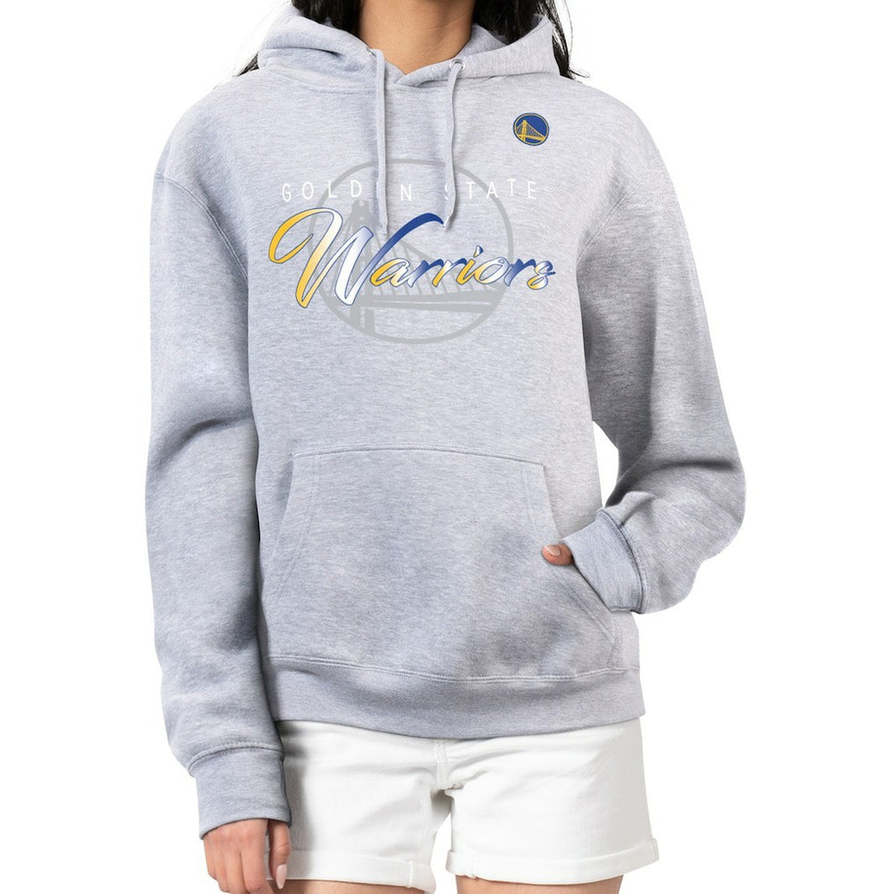 Golden State Warriors G-III 4Her by Carl Banks Women's Shadow Logo Tri-Blend Fleece Hoodie sale