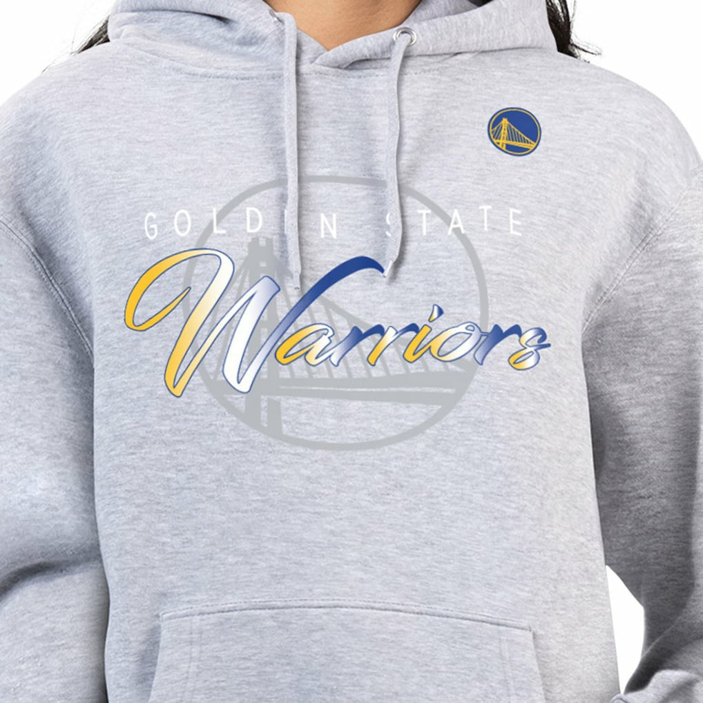 Golden State Warriors G-III 4Her by Carl Banks Women's Shadow Logo Tri-Blend Fleece Hoodie sale