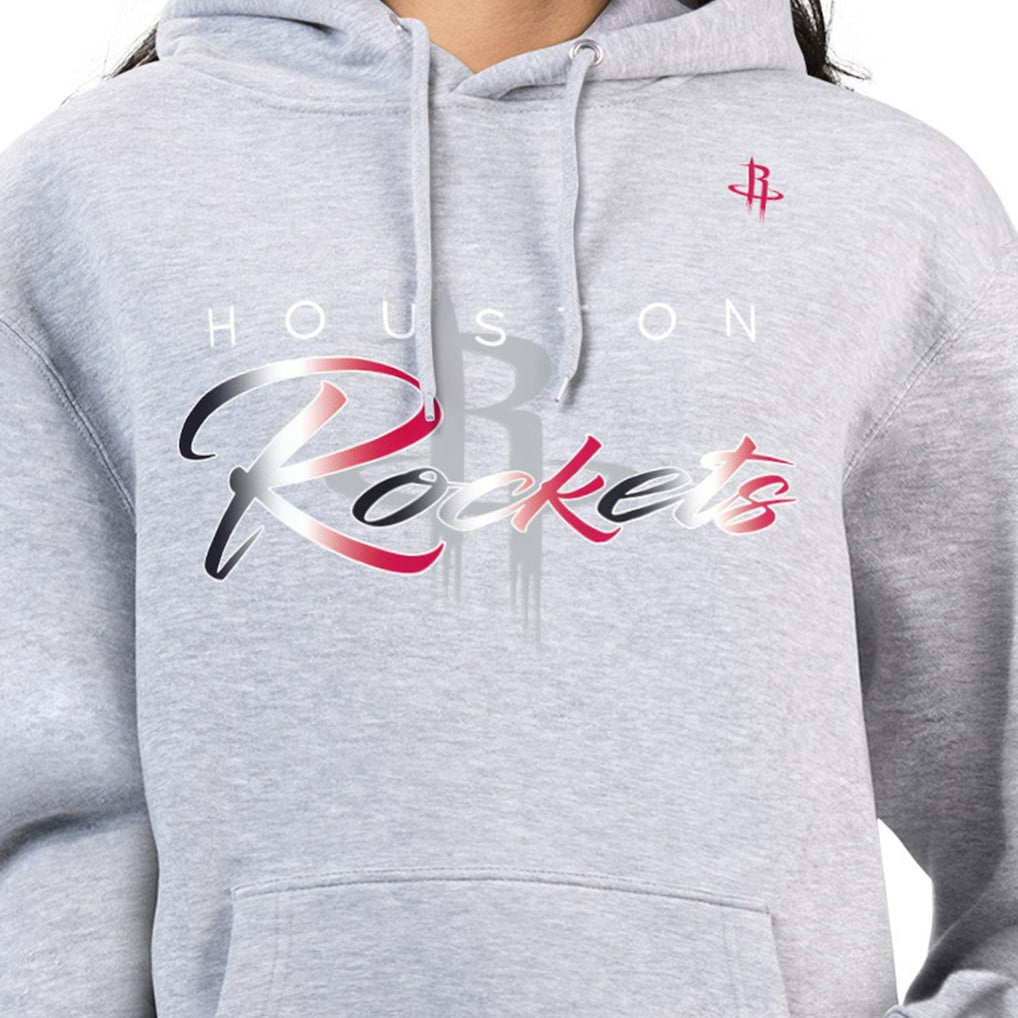 Houston Rockets G-III 4Her by Carl Banks Women's Shadow Logo Tri-Blend Fleece Hoodie sale