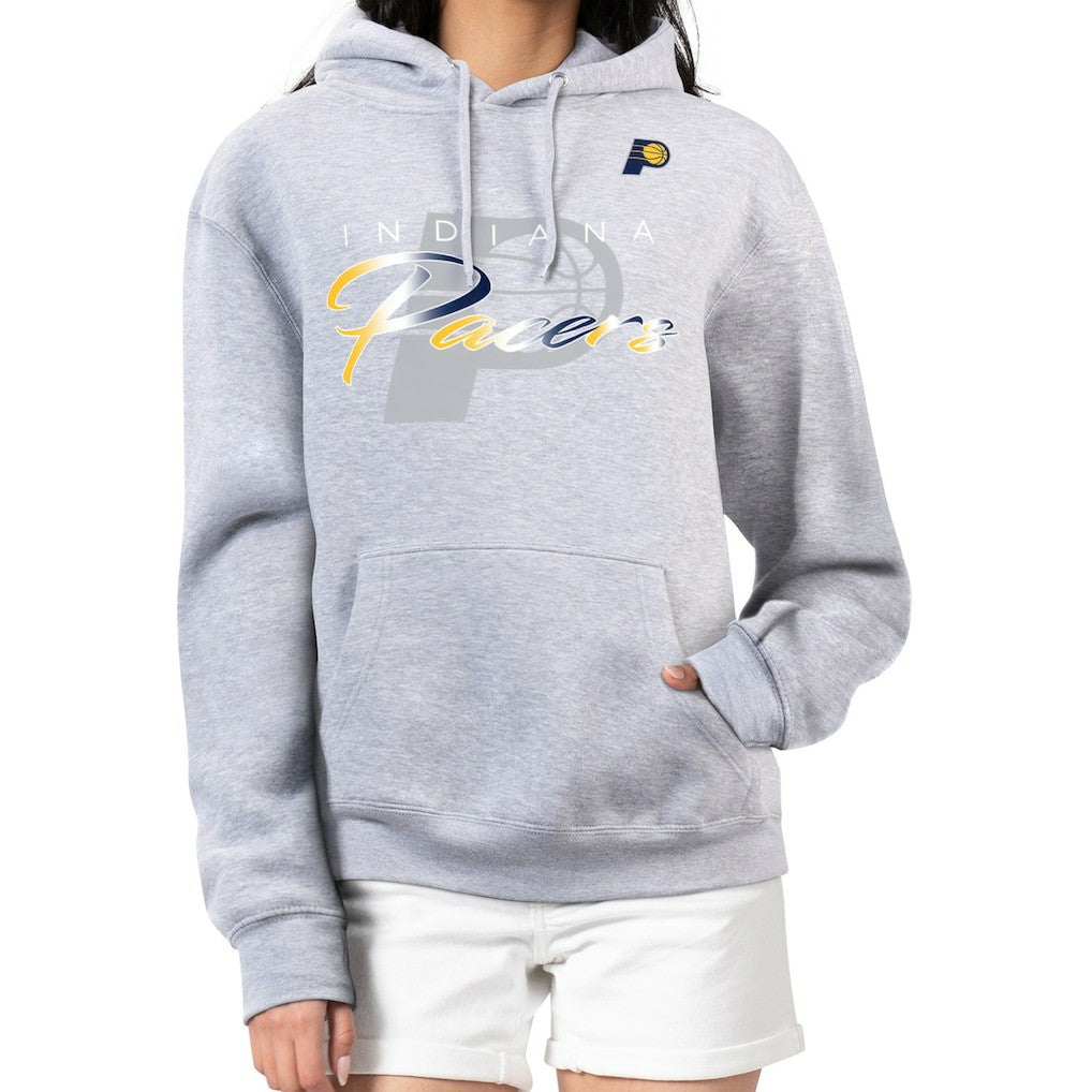 Indiana Pacers G-III 4Her by Carl Banks Women's Shadow Logo Tri-Blend Fleece Hoodie