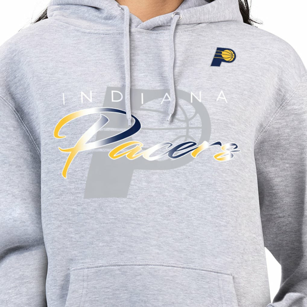 Indiana Pacers G-III 4Her by Carl Banks Women's Shadow Logo Tri-Blend Fleece Hoodie