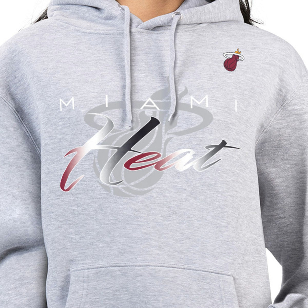 Miami Heat G-III 4Her by Carl Banks Women's Shadow Logo Tri-Blend Fleece Hoodie