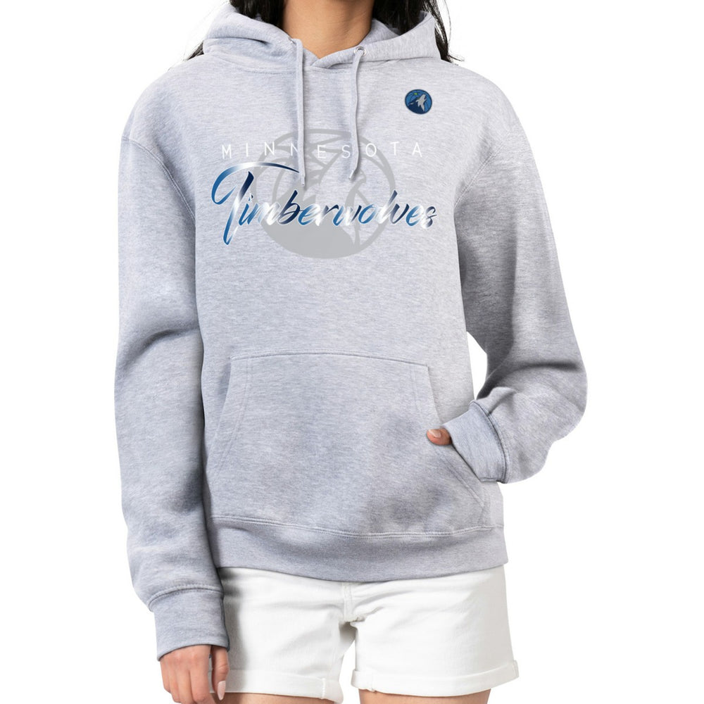 Minnesota Timberwolves G-III 4Her by Carl Banks Women's Shadow Logo Tri-Blend Fleece Hoodie