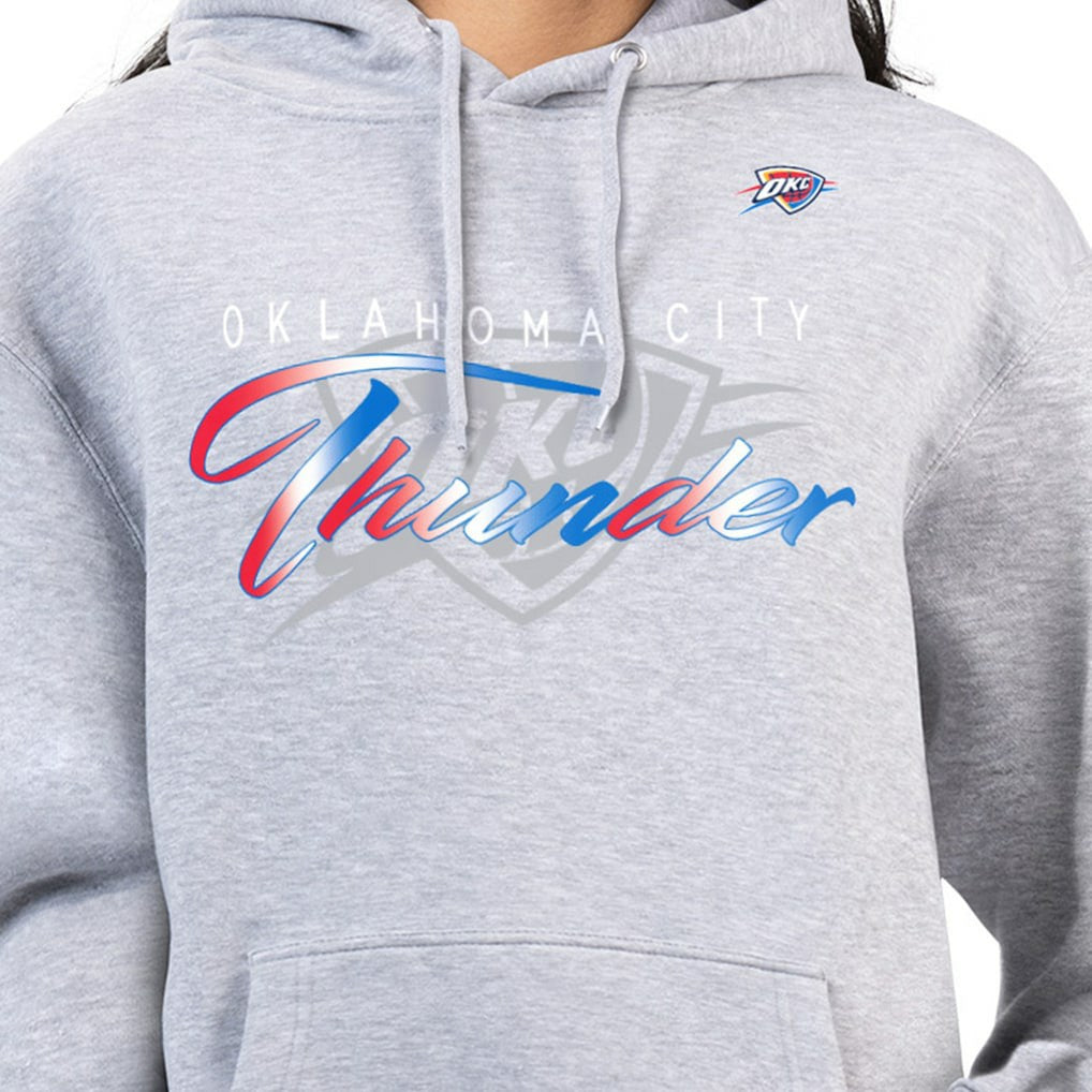 Oklahoma City Thunder G-III 4Her by Carl Banks Women's Shadow Logo Tri-Blend Fleece Hoodie