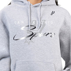 San Antonio Spurs G-III 4Her by Carl Banks Women's Shadow Logo Tri-Blend Fleece Hoodie