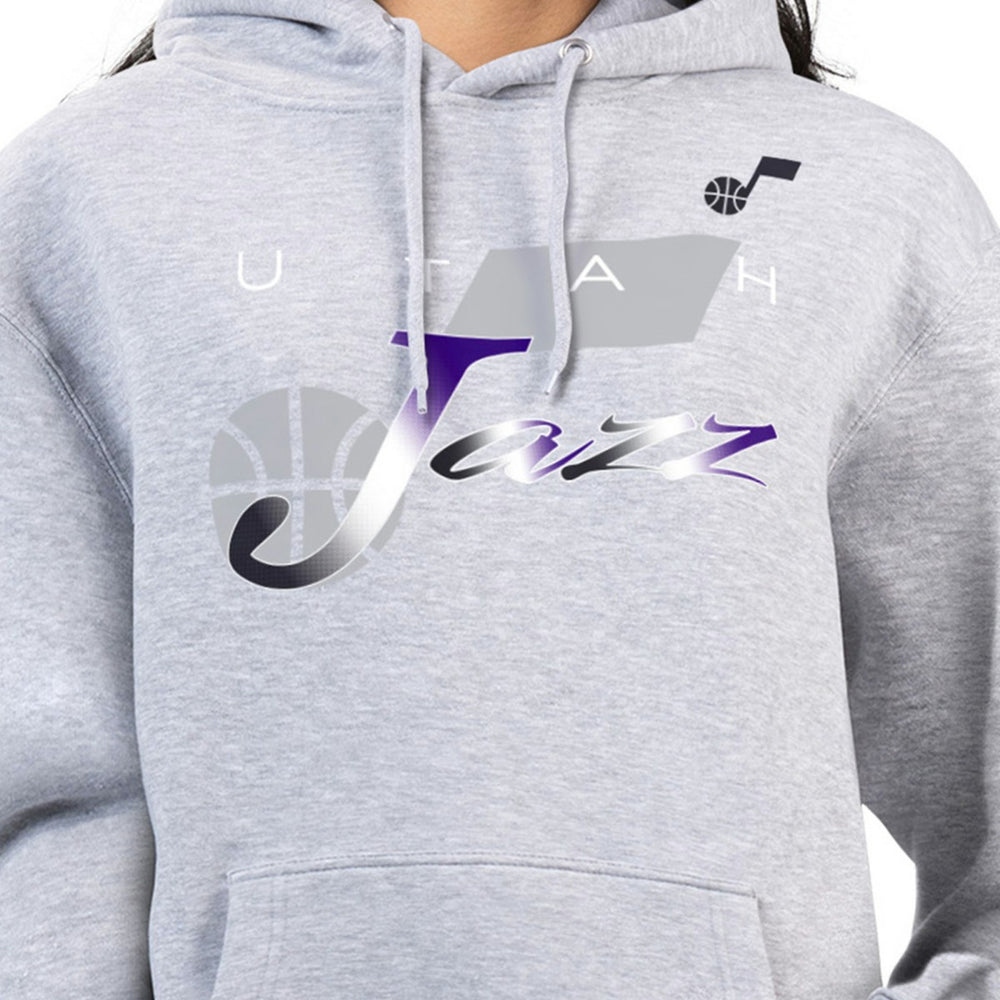 Utah Jazz G-III 4Her by Carl Banks Women's Shadow Logo Tri-Blend Fleece Hoodie