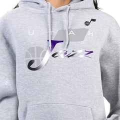 Utah Jazz G-III 4Her by Carl Banks Women's Shadow Logo Tri-Blend Fleece Hoodie