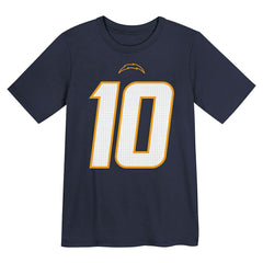 Justin Herbert  Youth Name & Number T-Shirt - Los Angeles Chargers T-shirts