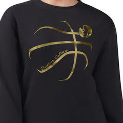 Boston Celtics G-III 4Her by Carl Banks Women's Metallic Print Basketball Sketch Fleece Sweatshirt