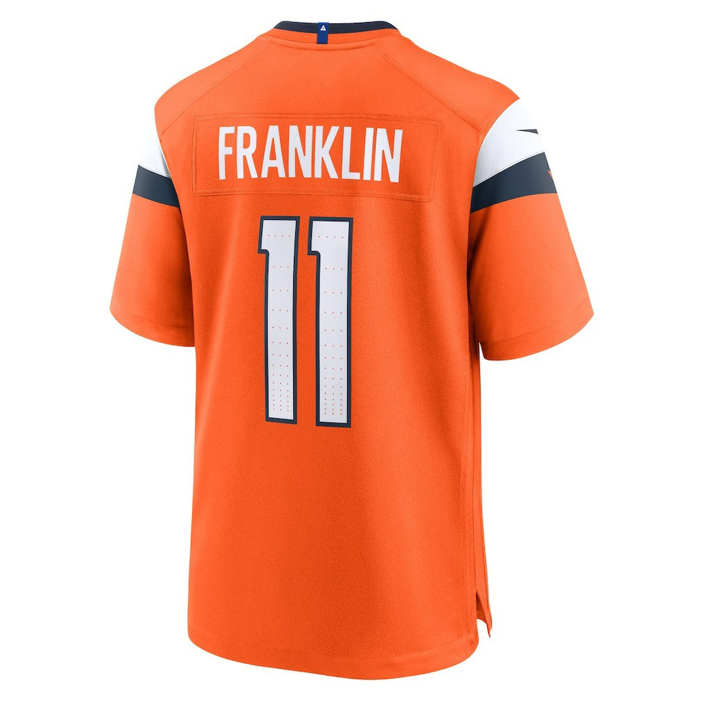 Troy Franklin  Team Game Jersey - Denver Broncos Jerseys