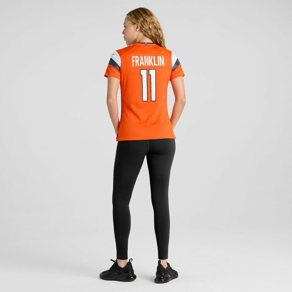 Troy Franklin  Women's Team Game Jersey - Denver Broncos Jerseys