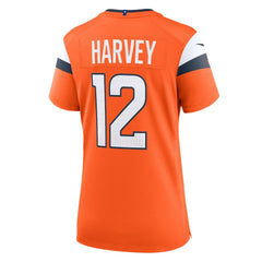 RJ Harvey  Women's Team Game Jersey - Denver Broncos Jerseys