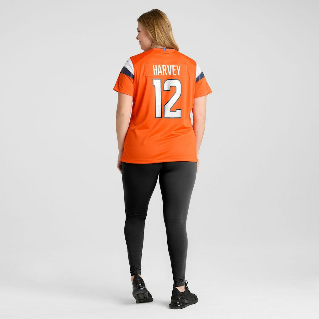 RJ Harvey  Women's Team Game Jersey - Denver Broncos Jerseys