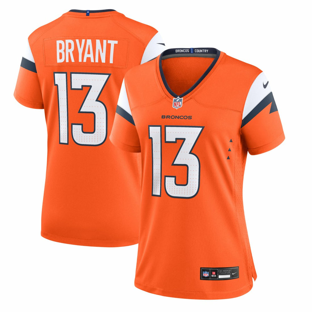 Pat Bryant  Women's Team Game Jersey - Denver Broncos Jerseys