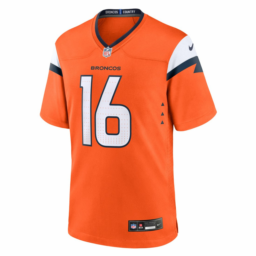 Jeremy Crawshaw  Team Game Jersey - Denver Broncos Jerseys